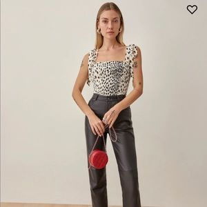 Reformation Ellora Top Size 6 in Cheetah